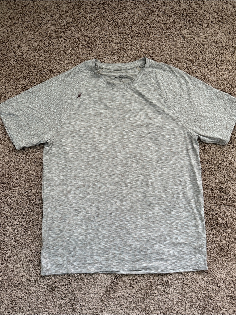 RHONE Men's Heather Gray Short-Sleeve Performance Tee